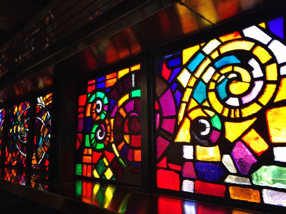 Stain Glass On Subway 1
